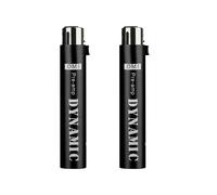 2X Reemplazo para Preamplificador de MicróFono DináMico DM1 Amplificador de Ganancia de 28 DB para MicróFonos de Cinta DináMicos y Pasivos, Negro