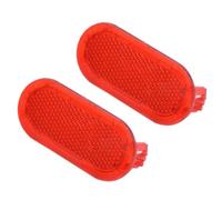 2X Reflector de la luz de advertencia del panel del guarnecido de la puerta rojo Para VW Beetle 2012-2016 Para Caddy 2004-2015 Para Polo 2002-2010 Para Touran 2006-2015 6Q0947419