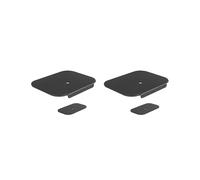 2X Refuerzo de Placa de Montaje de Monitor Ajustable para una Mayor Estabilidad del Soporte del Monitor. Admite Varios Ángulos y Alturas
