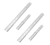 2X Regla de Acero Inoxidable 12 Pulgadas + 6 Pulgadas Reglas de Metal