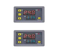2X Relé de Retardo de Tiempo Digital Pantalla LED Interruptor de Control del Temporizador de Ciclo Relé de Temporización Ajustable Interruptor de