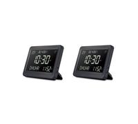 2X Reloj Azan Automático Mundial Digital 8 Sonidos de Oración Azan Reloj de Pared y Escritorio Islámico A