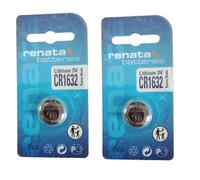 2X Renata Lithium Battery CR1632