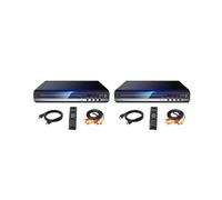 2X Reproductor de DVD 1080P HD Reproductor de DVD Doméstico Box para TV Reproductor de Disco CD DVD Gratuito para Todas las Regiones Reproductor EVD