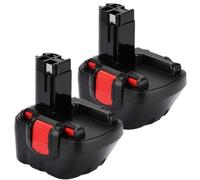2X Repuesto para Bosch Batería 12V 3,6Ah Ni-MH BAT043 BAT045 | BAT120 BAT139 2607335542 2607335526 2607335274 2607335709 GSR 12-2 12VE-2 PSR 12 GSB 12VE-2 22612 23612 32612