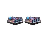 2X Retro Joystick de USB del Controlador de Juegos de Arcade Rocker para Ps2 / Ps3 / Pc / Android Tv Vibrador Incorporado Joystick de Ocho