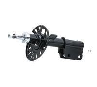 2x RIDEX Amortiguador Delantero Presión de gas Amortiguadores 854S19291