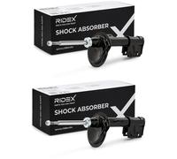 2x RIDEX Amortiguador Delantero Presión de gas Amortiguadores 854S20278
