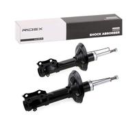 2x RIDEX Amortiguador Delantero Presión de gas Amortiguadores 854S2140