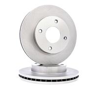 2x RIDEX Disco de freno Delantero Ø256,7mm Altura: 53,6mm Espesor: 26,2mm Corona de Agujeros - Ø: 114,3mm ventilado 82B0926 compatible con NISSAN NV200 / Evalia Bus, MITSUBISHI