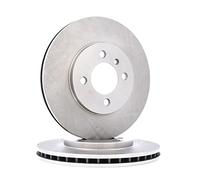 2x RIDEX Disco de freno Delantero Ø260mm Altura: 35,3mm Espesor: 22mm Corona de Agujeros - Ø: 100mm ventilado 82B0285