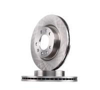 2x RIDEX Disco de freno Delantero 266mm