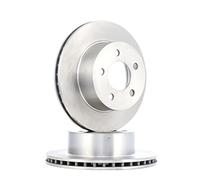 2x RIDEX Disco de freno Delantero Ø280mm Altura: 81,5mm Espesor: 24,2mm Corona de Agujeros - Ø: 114,3mm ventilado 82B0117
