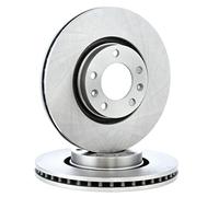 2x RIDEX Disco de freno Delantero Ø283mm Altura: 48,1mm Espesor: 26mm Corona de Agujeros - Ø: 108mm ventilado 82B0977