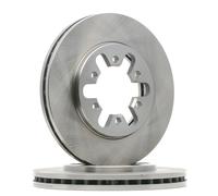 2x RIDEX Disco de freno Delantero para NISSAN NP300 Navara Pick-up (D40) 260mm