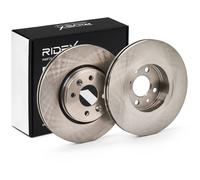 2x RIDEX Disco de freno Delantero para RENAULT Captur (J5, H5) 279,7mm
