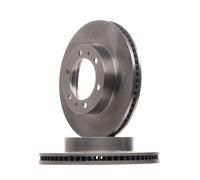 2x RIDEX Disco de freno Delantero para TOYOTA HILUX Pick-up (GUN1) 318,6mm