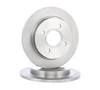 2x RIDEX Disco de freno Trasero Ø252,7mm Altura: 33mm Espesor: 10,2mm Corona de Agujeros - Ø: 108mm macizo 82B0014