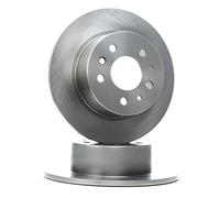 2x RIDEX Disco de freno Trasero Ø278,8mm Altura: 71,5mm Espesor: 10mm Corona de Agujeros - Ø: 112mm macizo 82B0684