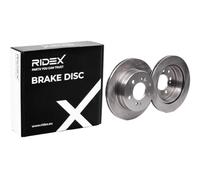 2x RIDEX Disco de freno Trasero Ø307mm Altura: 71mm Espesor: 20mm Corona de Agujeros - Ø: 130mm ventilado 82B2974 compatible con SSANGYONG Rexton/Rexton II GAB REXTON W Kyron SUV RODIUS II