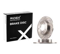 Disco de freno BREMBO 0891361X trasero, perforado, perforado, macizo, 1 Pieza