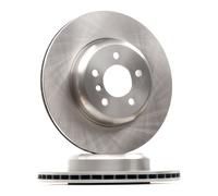 2x RIDEX Disco de freno Trasero para BMW 5 Touring (F11) 5 Limousine (F10) 345mm
