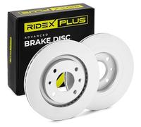 2x RIDEX PLUS Disco de freno Delantero Ø265,8mm Altura: 27,5mm Espesor: 20,4mm Corona de Agujeros - Ø: 108mm ventilado 82B0381P compatible con PEUGEOT 206 Fastback 2A/C 206 CC 2D 306 Break 7E, N3, N5