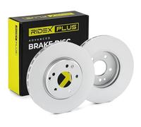 2x RIDEX PLUS Disco de freno Delantero Ø300mm Altura: 46,3mm Espesor: 28mm Corona de Agujeros - Ø: 112mm ventilado 82B0165P compatible con MERCEDES-BENZ SLK R170 W124 Sedán W124 Clase C Sedán W203