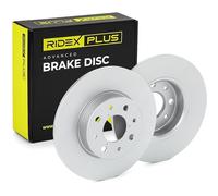 2x RIDEX PLUS Disco de freno Trasero Ø251mm Altura: 40,8mm Espesor: 10mm Corona de Agujeros - Ø: 98mm macizo 82B0469P compatible con FIAT 500 312, ALFA ROMEO MITO 955