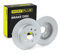 2x RIDEX PLUS Disco de freno Trasero Ø291,5mm Altura: 62,2mm Espesor: 9mm Corona de Agujeros - Ø: 114,3mm macizo 82B0315P compatible con NISSAN Qashqai II J11, J11, SUZUKI Landy SC27