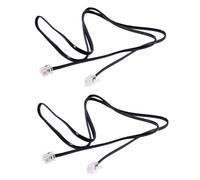 2X RJ11 6P4C Cuerda Cable de telefono Modem ADSL 1 Metro