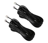 2X RJ11 6P4C Cuerda Cable de Telefono Modem ADSL 10 Metros