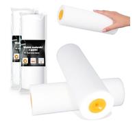 2x Rodillo Espuma 25 cm Pintura Barniz Laca Superficies Lisas Paredes Muebles Acabado Homogéneo Secado Rápido Uso Cómodo Perfecto Reformas Decoración Hogar