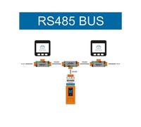 2X RS485T RS485 T-Shaped Connector RS485 BUS T-Shaped Connector 4-Pin 3.96mm Interface for M5Stack PLC PLC-M12 Base26