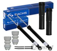 2x SACHS Amortiguador + Kit de Protección Trasero para VW Passat Golf 7 8 Leon