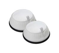 2x Sackfilter kompatibel mit Nilfisk VP300 R, VP300 Thor, VP300 Hepa EU1, VP300 Hepa EU2 Trockensauger, Staubsauger - Ersatz-Filter Schwarz Wei