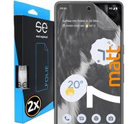 2x se® Protector 3D Antirreflejo para Google Pixel 7, Protección Solar, Compatible con Huellas y FaceID, Instalación sin Burbujas, Mate, Resistente a Golpes y Arañazos, Matériau TPU