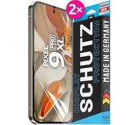 2X se® Protector 3D Antirreflejo para Google Pixel 9 Pro XL, Protección Solar, Compatible con Huellas y FaceID, Instalación sin Burbujas, Mate, Resistente a Golpes y Arañazos, Matériau TPU