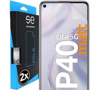 2x se® Protector 3D Antirreflejo para Huawei P40 Lite 5G, Protección Solar, Compatible con Huellas y FaceID, Instalación sin Burbujas, Mate, Resistente a Golpes y Arañazos, Matériau TPU