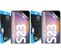 2x se® Protector 3D Antirreflejo para Samsung Galaxy S23, Protección Solar, Compatible con Huellas y FaceID, Instalación sin Burbujas, Mate, Resistente a Golpes y Arañazos, Matériau TPU (Paquete de 2)