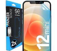 2x se® Protector 3D Transparente para Apple iPhone 12 Mini, Autorreparable, Compatible con Huellas y FaceID, Instalación sin Burbujas, Ultranítido, Resistente a Golpes y Arañazos, Matériau TPU