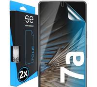 2x se® Protector 3D Transparente para Google Pixel 7a, Autorreparable, Compatible con Huellas y FaceID, Instalación sin Burbujas, Ultranítido, Resistente a Golpes y Arañazos, Matériau TPU