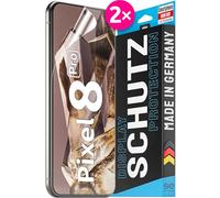 2x se® Protector 3D Transparente para Google Pixel 8 Pro, Autorreparable, Compatible con Huellas y FaceID, Instalación sin Burbujas, Ultranítido, Resistente a Golpes y Arañazos, Matériau TPU