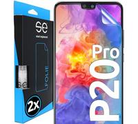 2x se® Protector 3D Transparente para Huawei P20 Pro, Autorreparable, Compatible con Huellas y FaceID, Instalación sin Burbujas, Ultranítido, Resistente a Golpes y Arañazos, Matériau TPU