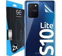 2x se® Protector 3D Transparente para la Parte Trasera de Samsung Galaxy S10 Lite, Autorreparable, Fácil Instalación sin Burbujas, Ultranítido, Resistente a Golpes y Arañazos, Matériau TPU