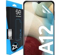 2x se® Protector 3D Transparente para Samsung Galaxy A12, Autorreparable, Compatible con Huellas y FaceID, Instalación sin Burbujas, Ultranítido, Resistente a Golpes y Arañazos, Matériau TPU