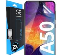 2x se® Protector 3D Transparente para Samsung Galaxy A50, Autorreparable, Compatible con Huellas y FaceID, Instalación sin Burbujas, Ultranítido, Resistente a Golpes y Arañazos, Matériau TPU