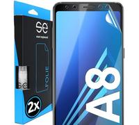 2x se® Protector 3D Transparente para Samsung Galaxy A8, Autorreparable, Compatible con Huellas y FaceID, Instalación sin Burbujas, Ultranítido, Resistente a Golpes y Arañazos, Hecho en Alemania