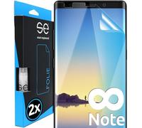 2x se® Protector 3D Transparente para Samsung Galaxy Note 8, Autorreparable, Compatible con Huellas y FaceID, Instalación sin Burbujas, Ultranítido, Resistente a Golpes y Arañazos, Matériau TPU