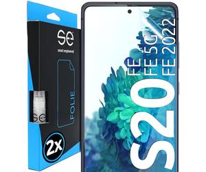 2x se® Protector 3D Transparente para Samsung Galaxy S20 FE, Autorreparable, Compatible con Huellas y FaceID, Instalación sin Burbujas, Ultranítido, Resistente a Golpes y Arañazos, Matériau TPU